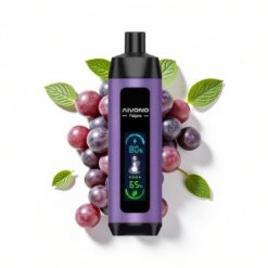 Aivono AIM FATPRO 22000 Züge 28ml Grape Minze 5% Nikotin 600mAh