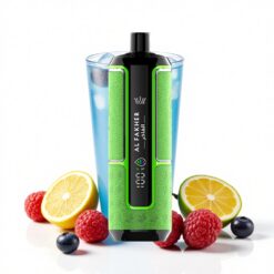 Al Fakher Crown Bar 15K Hypermax Wegwerf-Vape Kit Blaue Himbeere Zitronenlimonade