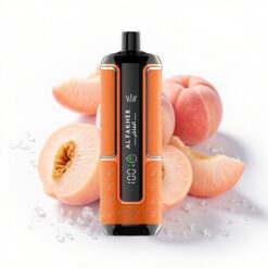Al Fakher Crown Bar 15K Hypermax Wegwerf-Vape Pfirsich-Eis 22ml 600mAh 15K Züge