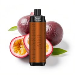 Al Fakher Crown Bar 8000 Crystal Einweg Vape Süße Passionsfrucht 18ml 8000 Züge