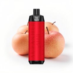 Al Fakher Crown Bar 8000 Crystal Wegwerf-Vape Zwei Äpfel 18ml 8000 Züge