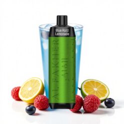 Al Fakher Crown Bar 8000 Kristall Einweg Vape 18ml Blau-Razz Zitrone