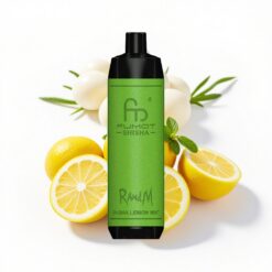 RandM Fumot Shisha 10000 Puffs 18 ml vorgefüllte E-Flüssigkeit Zitrone Minze