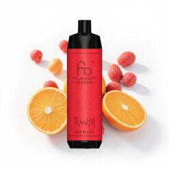 RandM Fumot Shisha 10000 Puffs LED-Anzeige Typ-C 0,6 Ohm Bad Blut