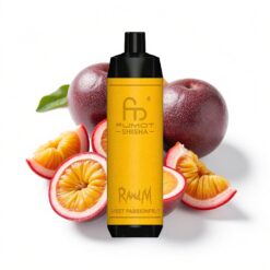 RandM Fumot Shisha 10000 Puffs Süße Maracuja 18 ml vorgefüllte E-Flüssigkeit 0,5% Nikotin