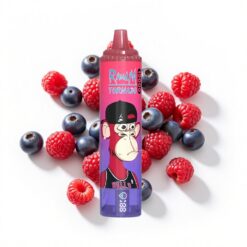 RandM Fumot Tornado 15000 Puffs 25ml Flüssigkeitskapazität 850mAh Mesh Typ-C LCD Blaue Himbeere