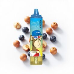 RandM Fumot Tornado 15000 Puffs 25ml Flüssigkeitskapazität 850mAh Mesh Typ-C LCD Herr Blau