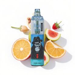 RandM Fumot Tornado 7000 14ml Flüssigkeitskapazität 850MAH Mesh Coil Typ-C RGB Luftregelung Cool Minze