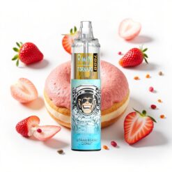 RandM Fumot Tornado 7000 14ml Flüssigkeitskapazität Erdbeer-Donut Mesh Typ-C RGB
