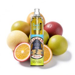 RandM Fumot Tornado 7000 14ml Flüssigkeitskapazität Mesh Kiwi Passionsfrucht Guave RGB Typ-C